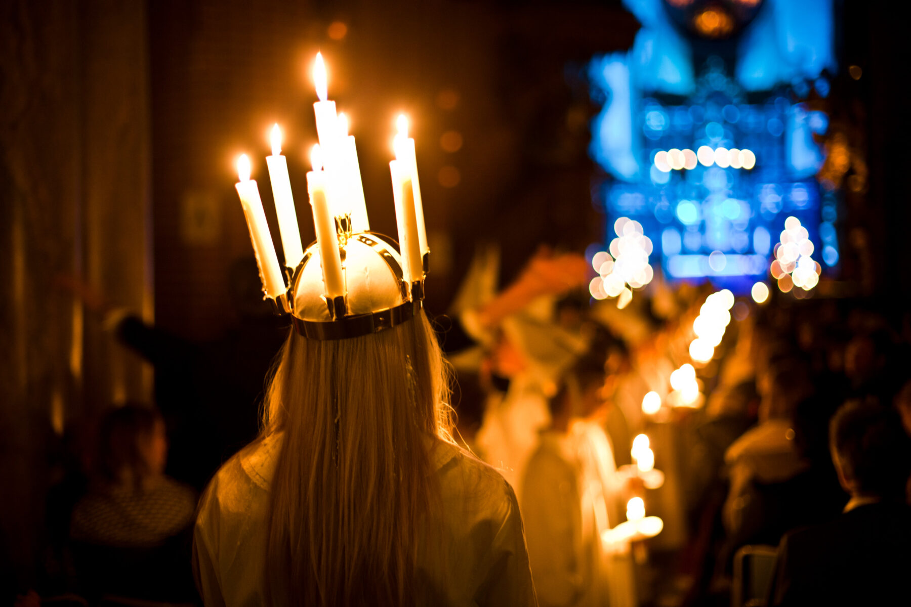 A candel light Swedish Tradition, Lucia